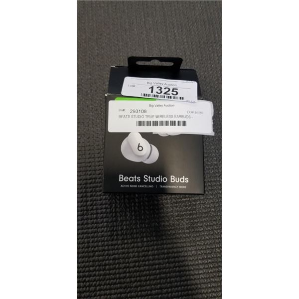 BEATS STUDIO TRUE WIRELESS EARBUDS - TESTED WORKING, RETAIL $229
