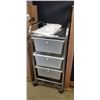 Image 1 : ROLLING 3 DRAWER ORGANIZER