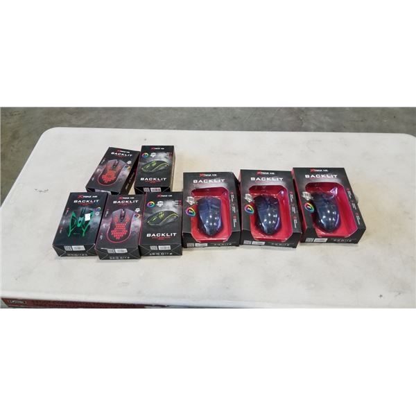 8 NEW COMPUTER MICE