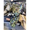 Image 3 : LOT OF CAMO ITEMS INCLUDING CAMPING CHAIR, RAIN JACKET AND PANTS, 3 UTILITY BELT AND A VEST FROM COL