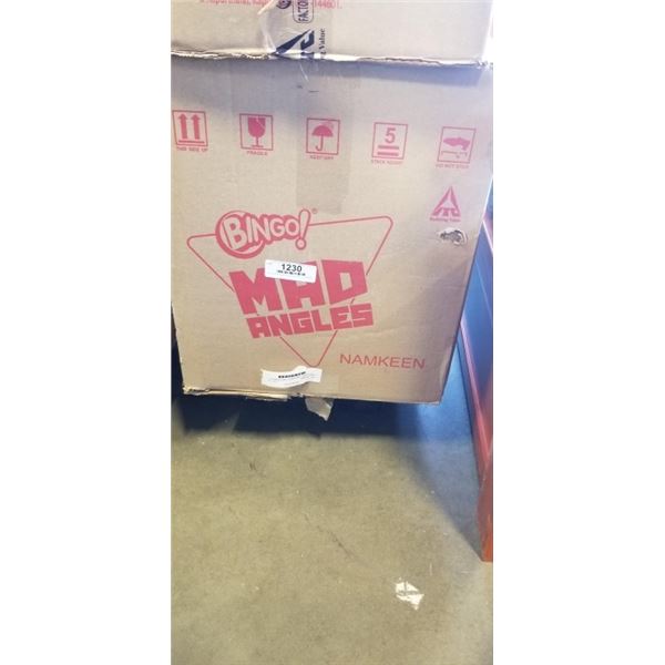 CASE OF BINGO MAD ANGLES CHIPS 80 BAGS X 44G BB 08/2026