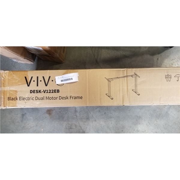 VIVO BLACK ELECTRIC DUAL MOTOR DESK FRAME