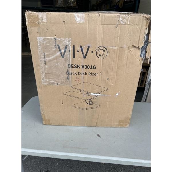 VIVO BLACK DESK RISER