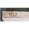 Image 3 : VIVO WHITE ELCTRIC SINGLE MOTOR DESK FRAME