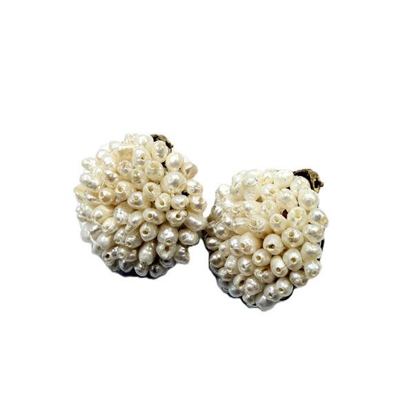 FRESHWATER PEARL EARRINGS, RETAIL $100.00.
