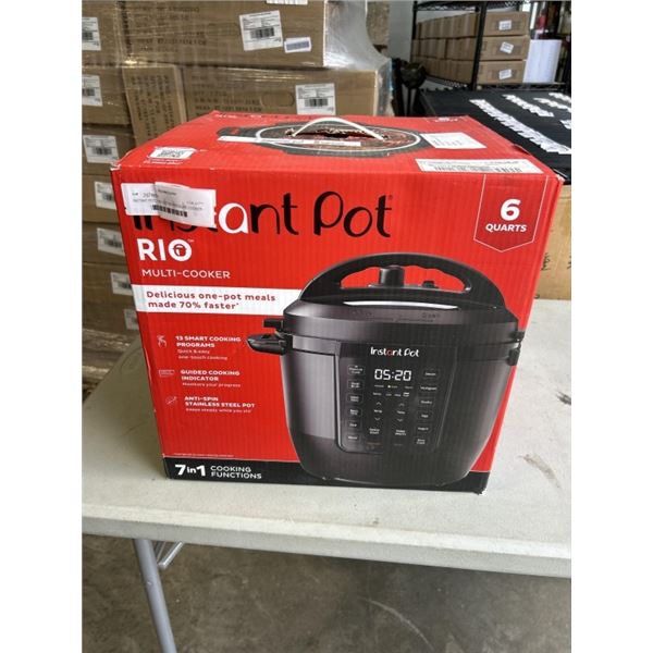 INSTANT POT 7-IN-1 6QT RIO PRESSURE COOKER - TESTED WORKING, RETAIL $159
