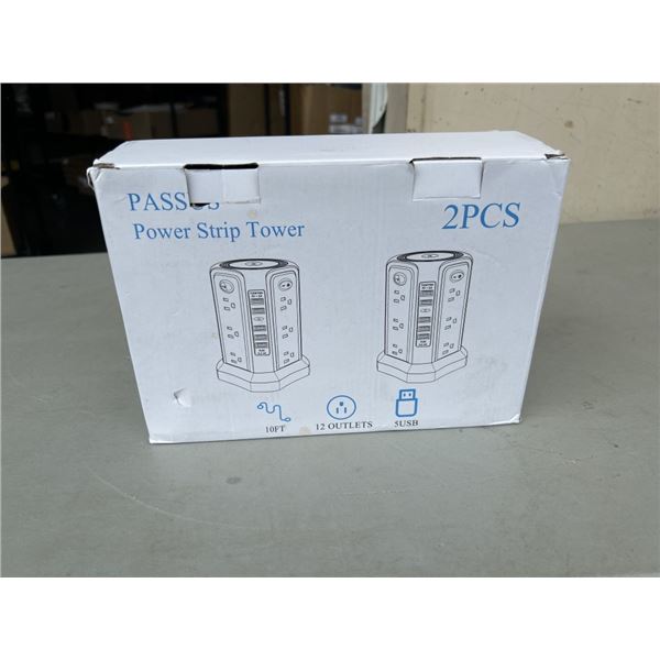 2 NEW PASSUS POWER STRIP TOWER.