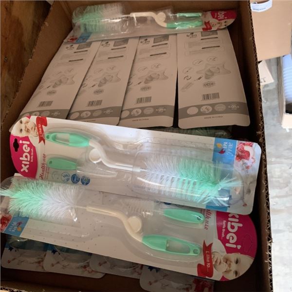 12 NEW BABY BOTTLE AND NIPPLE CLEANING BRUSH SETS