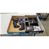Image 1 : TRAY OF ASSORTED CELLPHONES, AND TRAY OF CONTROLLERS, GPS UNIT ETC