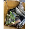 Image 3 : BOX OF WOMANS BOOTS SLIPPERS, AND KIDS BOOTS
