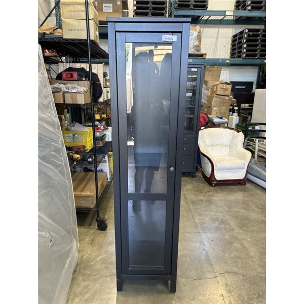 IKEA MALM 6FT GLASS DOOR DISPLAY CABINET