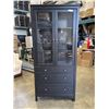 Image 1 : IKEA BLACK 2 DOOR STORAGE CABINET