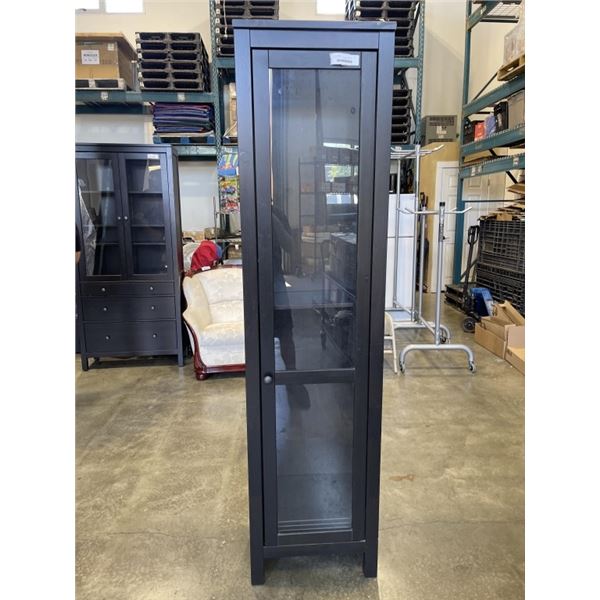IKEA MALM 6FT GLASS DOOR DISPLAY CABINET