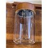 Image 4 : NEW WOODEN SMOKERS BOX WITH TRAY AND GLASS CONTAINERS