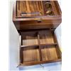Image 5 : NEW WOODEN SMOKERS BOX WITH TRAY AND GLASS CONTAINERS