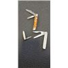 Image 3 : 3 VINTAGE KNIVES, ONE ONE HAS ADVERTISING MC GIUNNESS WHITE RUM