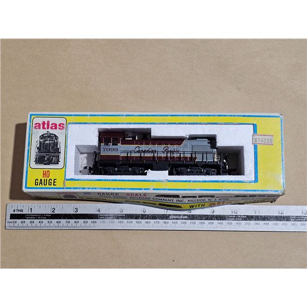 Vintage Atlas HO Scale No. 8281 S-4 Diesel Engine CP Rail #7099 w/ Box