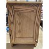 Image 1 : Solid Oak Cabinet (Back and Door Panels not Oak)
