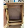 Image 3 : Solid Oak Cabinet (Back and Door Panels not Oak)