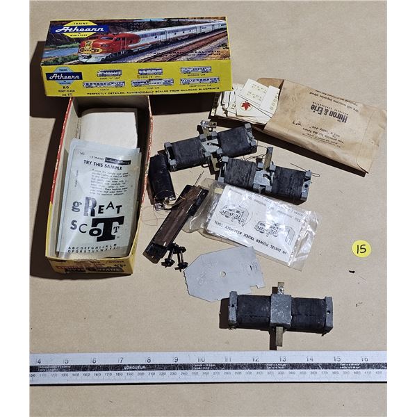 Lot of Vintage Model Train Parts