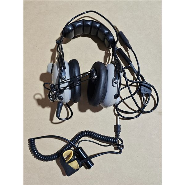 Vintage SoftComm Silver Edition Aviation Headset
