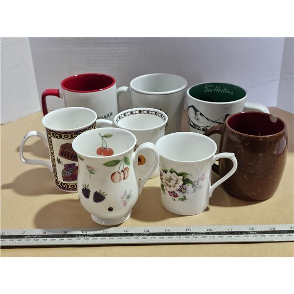 Lot of Mugs inc. China & Tim Hortons