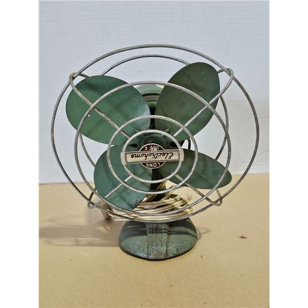 Vintage Electrohome "Long Life" 4-Blade Desk Fan