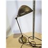 Image 1 : Antique Adjustable Brass Bankers Lamp Décor (Untested – Cord Damage)