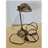 Image 6 : Antique Adjustable Brass Bankers Lamp Décor (Untested – Cord Damage)