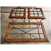 Image 1 : (3) Piece Living Room Table Set – Coffee Table 26”x 49.5”x19.5”h