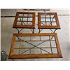 Image 2 : (3) Piece Living Room Table Set – Coffee Table 26”x 49.5”x19.5”h