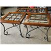 Image 3 : (3) Piece Living Room Table Set – Coffee Table 26”x 49.5”x19.5”h
