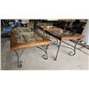 Image 4 : (3) Piece Living Room Table Set – Coffee Table 26”x 49.5”x19.5”h