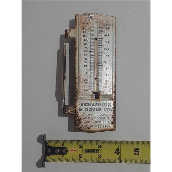 Vintage Thermometer, No Glass.