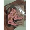 Image 3 : Men Ring and Pink Cowgirl Boots Keychain.