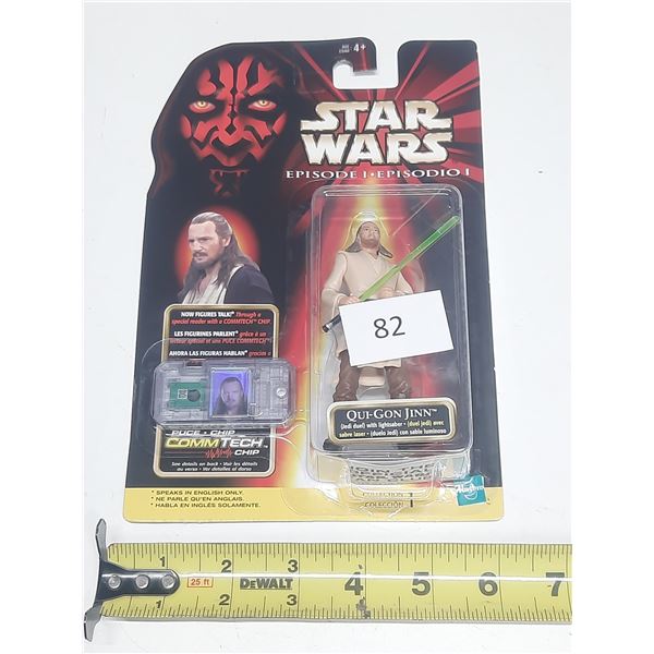 1999 Hasbro Star Wars Episode I "Jedi Duel" Qui-Gon Jinn action figure.