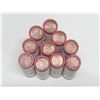 Image 2 : (10) 2005 Roll of Canadian One Cent Coins.