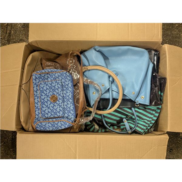mixed lot- handbags, linens, shoes(size 7 or 8)