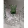 Image 4 : mixed crystal/glassware, bowl, vases etc.
