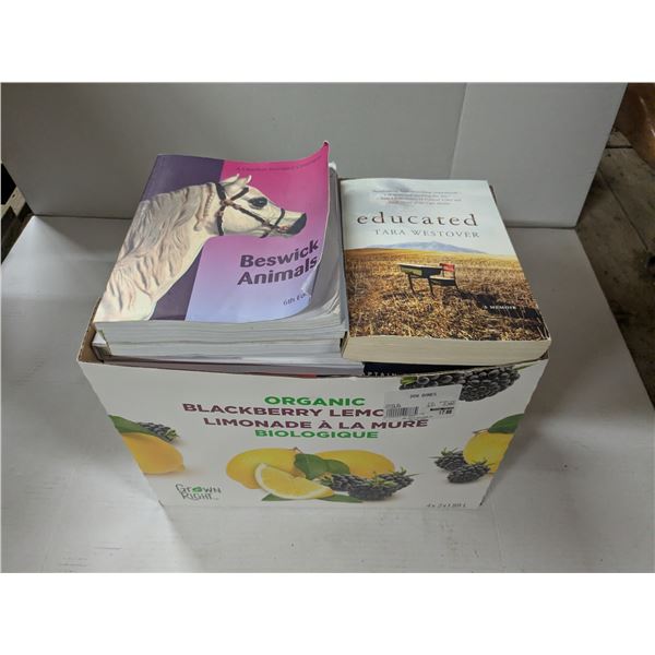 20 books, mixed authors and genres