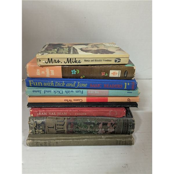9 vintage books