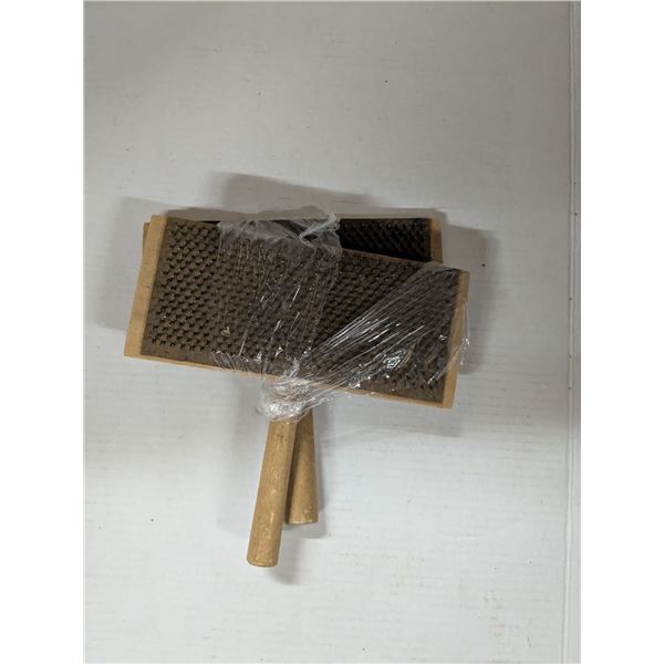 Vintage wool carders