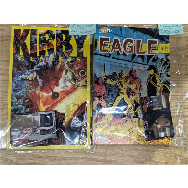 2 packs of comics
