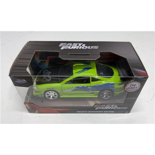 Jada Fast & Furious 1995 Mitsubishi Eclipse die-cast model car.