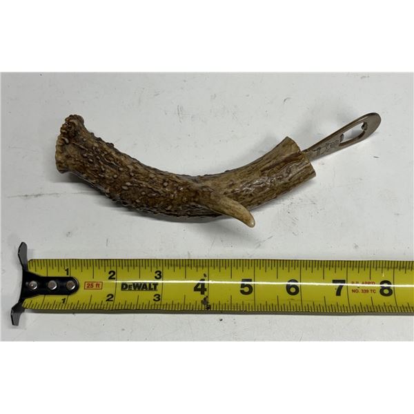 Vintage "Fly Horse" Antler Bottle Opener.