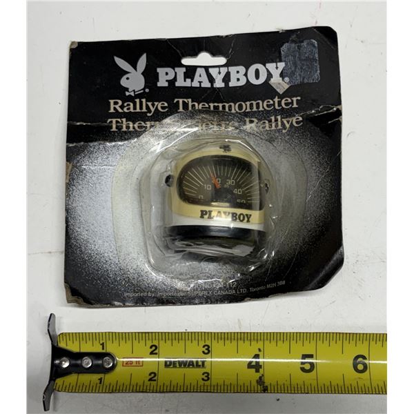 Vintage 1970s Playboy Rallye Thermometer.