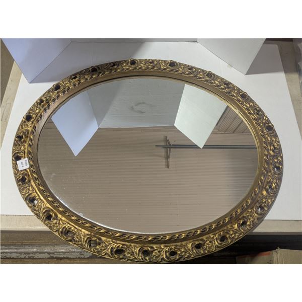 large oval mirror