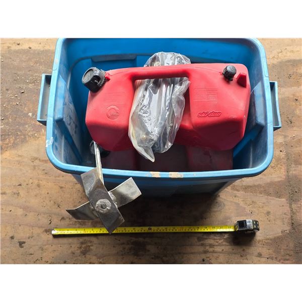 Ski-doo jerry cans and tote