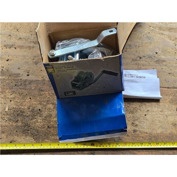 Power fist hand winch- new