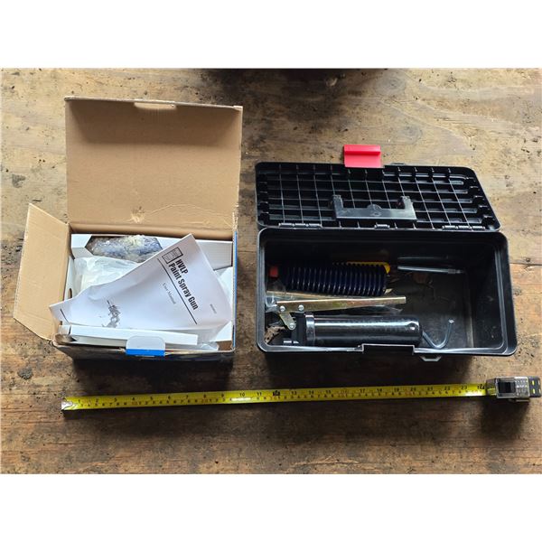 New paint prayer gun and tool box